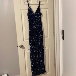 Spaghetti strapped maxi pants romper brand new with tags